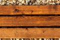 Wet wooden flooring. Wet wood planks texture. Wooden beach way. Wooden board background. Vertical direction Royalty Free Stock Photo