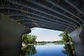 Wethersfield Cove on the Connecticut River on a sunny June day Royalty Free Stock Photo