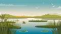 wetland day vector creative design