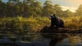 wetland peat swamp landscape