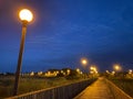 Wetland Walkway at Night