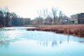 Wetlands during autumn at the Frederik Meijer Gardens