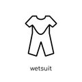 Wetsuit icon from Summer collection.