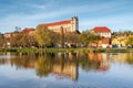 Wettin Castle on the Saale, Germany