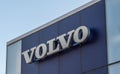 Wexford, Pennsylvania, USA February 4, 2024 The Volvo sign on a dealership on Perry Highway