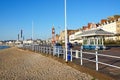Weymouth beach and promenade. Royalty Free Stock Photo