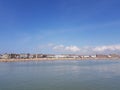 Weymouth beach view from sea