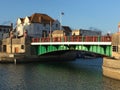 Weymouth bridge and harbour buildings. UK Royalty Free Stock Photo