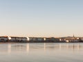 weymouth dorset sea coast sky blue beach sunset nature landscape Royalty Free Stock Photo