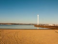 weymouth dorset sea coast sky blue beach sunset nature landscape Royalty Free Stock Photo