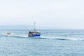 Weymouth Dorset 17th July 2019 Registered fishing vessel WH296 Portland Isle approaching the harbour