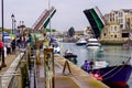 Weymouth Harbour bridge Royalty Free Stock Photo
