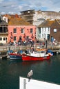 Weymouth harbour in Dorset.