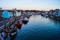 Weymouth Harbour Fish boats Royalty Free Stock Photo