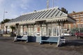 Victorian shelter along the Esplanade promenade, Weymouth, Dorset, England, UK, Royalty Free Stock Photo