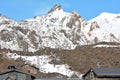 Whakapapa skifield on Mount Ruapehu in Tongariro National Park Royalty Free Stock Photo