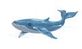 Whale is aquatic placental marine mammal with streamlined fusiform bodies and two flippers.