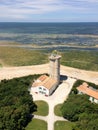 Whale lighthouse of the whales tower in ÃÂ®le de re france