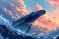 Whale's Ascend Royalty Free Stock Photo