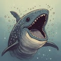 Whale Shark Illustrated By Lauren Faust
