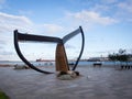 Whale tail art in Esperance