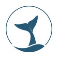 Whale tail logo