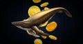 Whale Trading Realistic Background