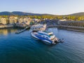 Whale watch ship, Bar Harbor, Maine, USA Royalty Free Stock Photo