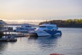 Whale watch ship Friendship V, Bar Harbor, Maine, USA Royalty Free Stock Photo