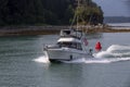 Whale watching boat on Juneau, Alaska Royalty Free Stock Photo