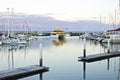 Whale Watching Boat returning to Hervey Bay Marina Royalty Free Stock Photo