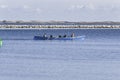 Whaleboat practice Plymouth harbor