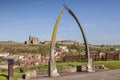 Whalebone Arch Whitby North Yorkshire UK Royalty Free Stock Photo