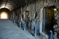 The Whaler`s Tunnel of Round House Prison at Fremantle port city in Perth, Australia Royalty Free Stock Photo