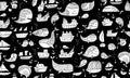 Whales and ships, seamless pattern for your design