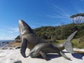 Whales Statue @ Kurnell area, which is at the southern headland of Kamay Botany Bay National Park, near Cronulla