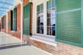 Whaley house museum exterior porch in San Diego. Royalty Free Stock Photo