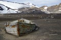 Whaling boat Antarctica Royalty Free Stock Photo