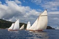 Whaling boat regatta race Royalty Free Stock Photo