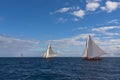 Whaling boat regatta race Royalty Free Stock Photo