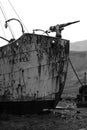 Whaling ship Petrel Grytviken in South Georgia Royalty Free Stock Photo