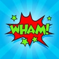 Wham comic sound effects.