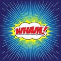 WHAM! comic word