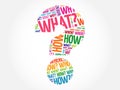 Whan, when, how, where questions