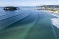 Whangamata Beach Aerial Royalty Free Stock Photo