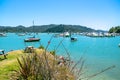 Whangaroa Harbour and marina, Far North, Northland, New Zealand Royalty Free Stock Photo