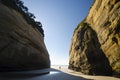 Wharariki beach - Archway islands Royalty Free Stock Photo