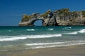 Wharariki Beach & Archway Islands in New Zealand