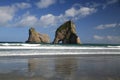 wharariki beach, south new zealand