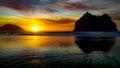 Wharariki Beach Sunset